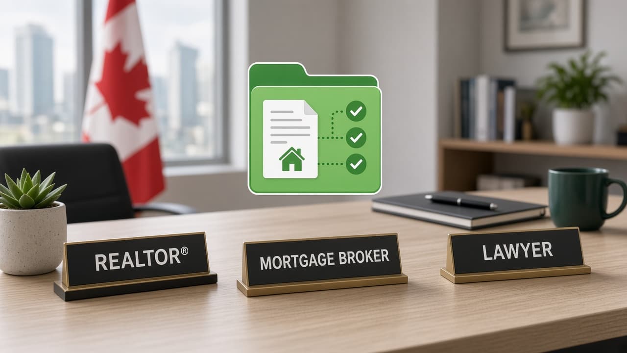 Shared client profile connecting Realtor, mortgage broker and lawyer workflows